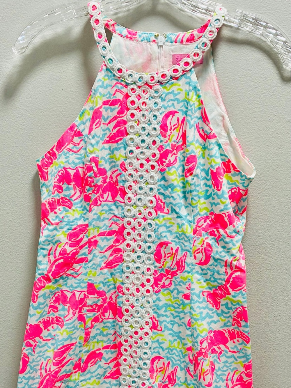 Lilly Pulitzer Lobstah Roll Shift Dress, size 0